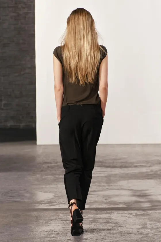 БРЮКИ С ЛАМПАСАМИ — коллекция Zara «ZW»