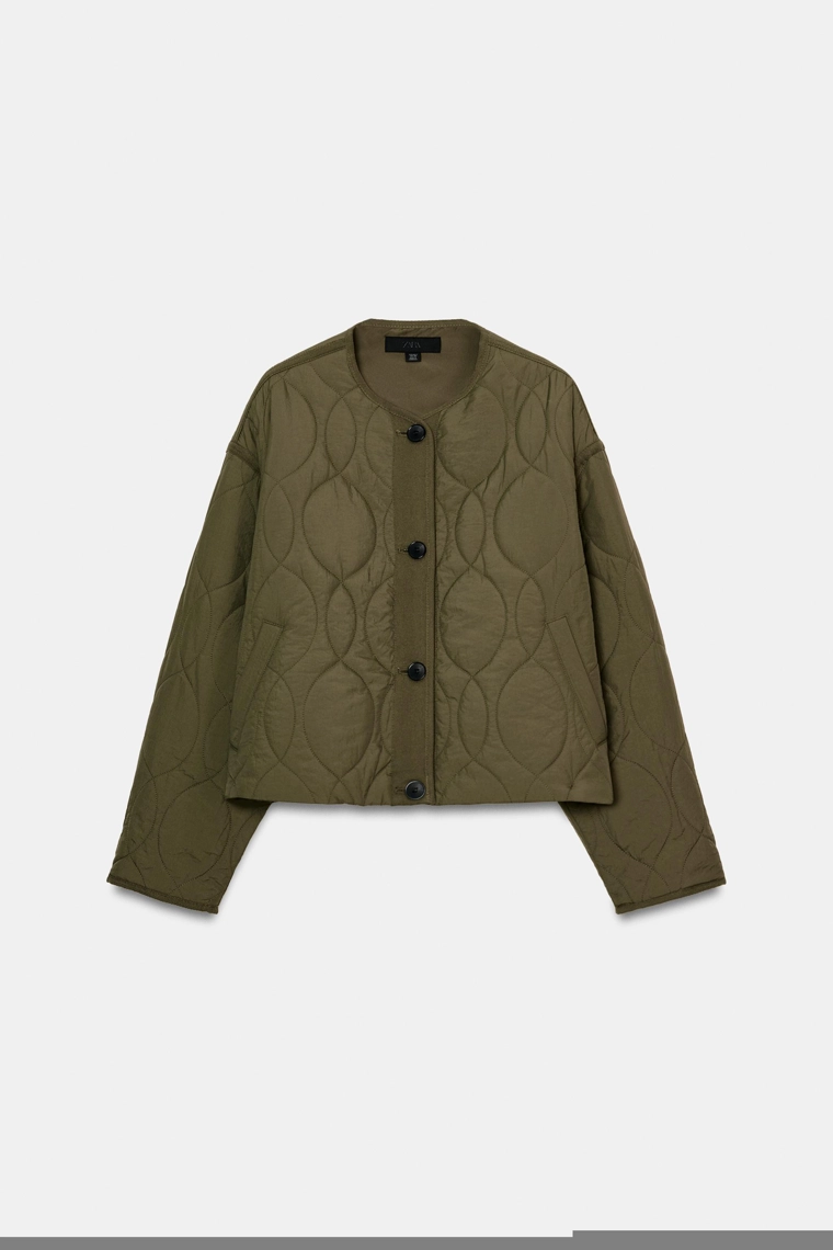 Короткая утепленная куртка