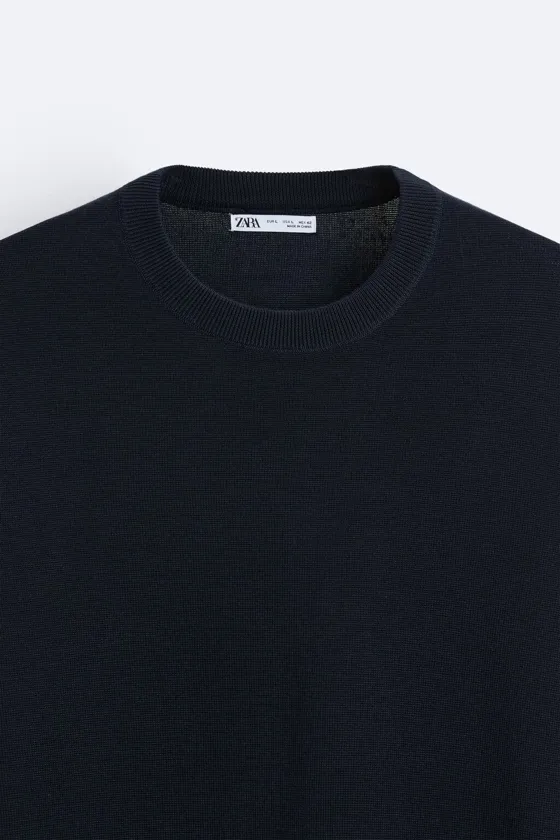 СВИТЕР ИЗ ПЛОТНОЙ ТКАНИ