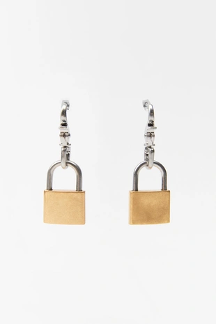 Серьги с замками- Заказать в России