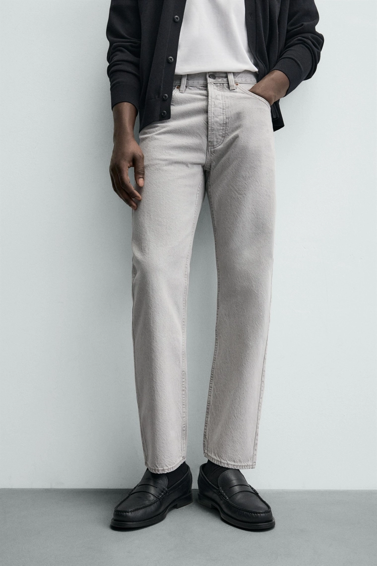 Прямые джинсы длиной до щиколотки