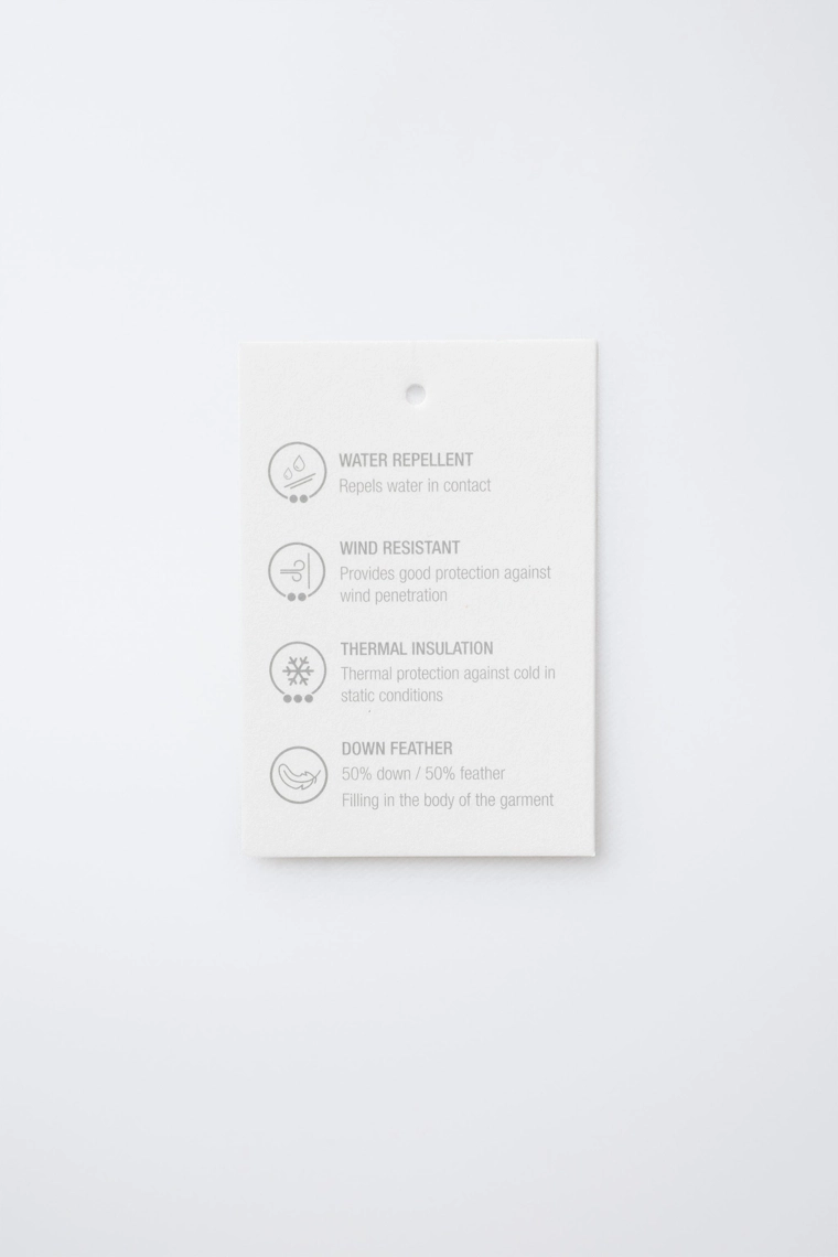 Пуховик длинный водоотталкивающий