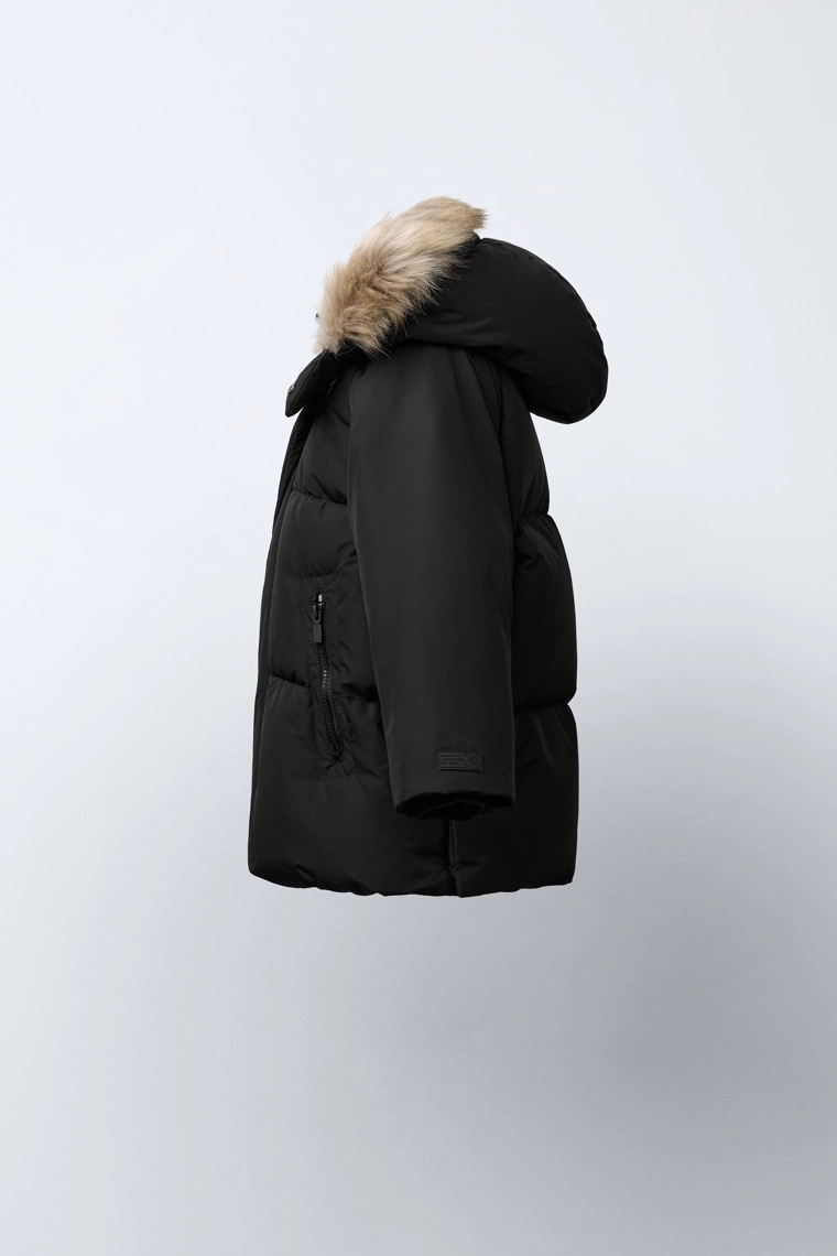 Пуховик длинный водоотталкивающий