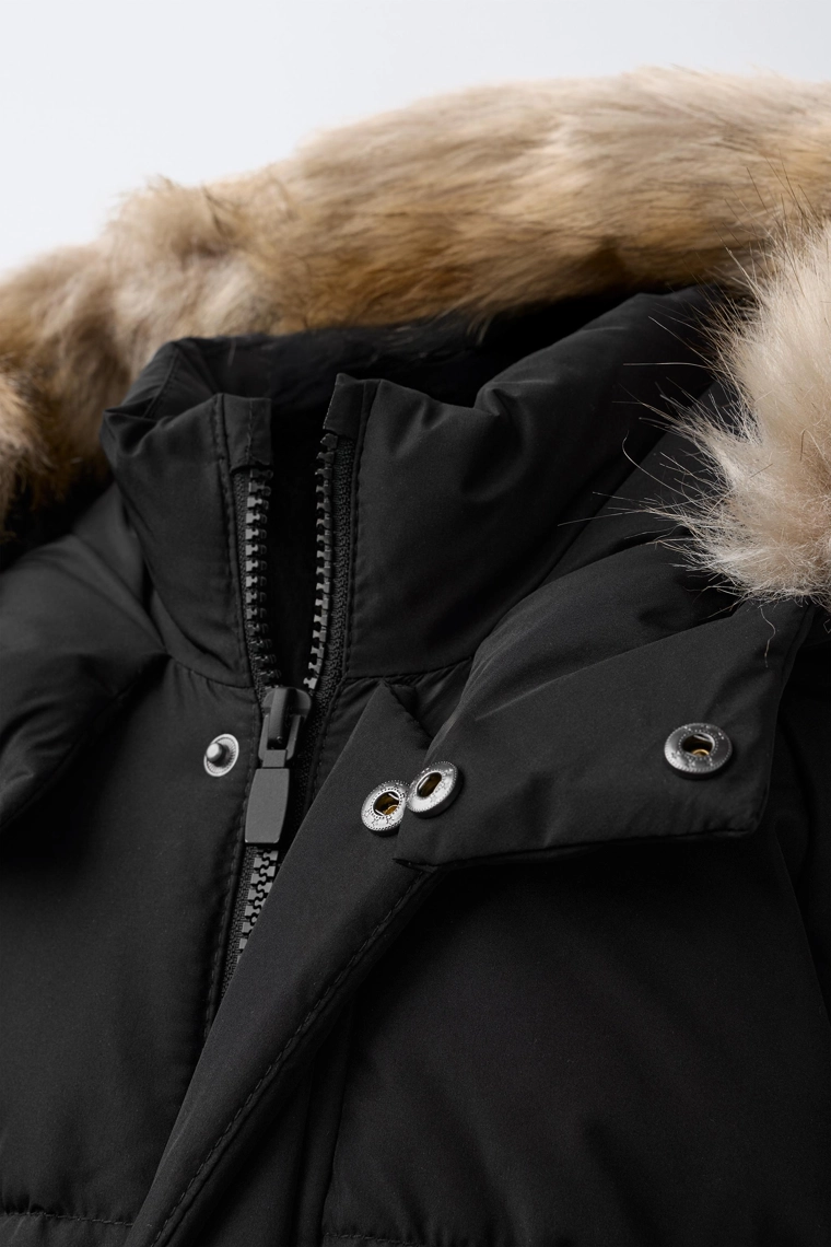 Пуховик длинный водоотталкивающий