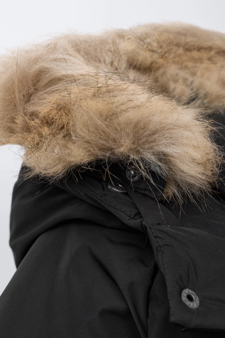 Пуховик длинный водоотталкивающий