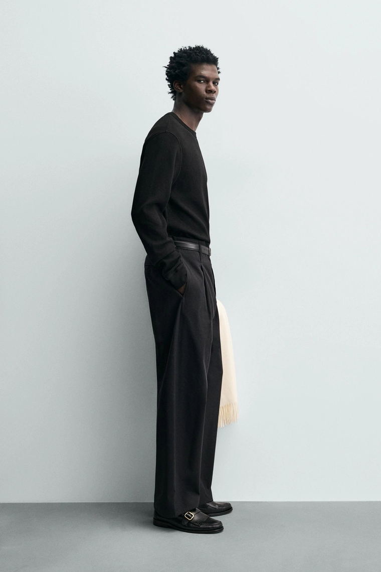 Футболка с текстурой рельефного трикотажа