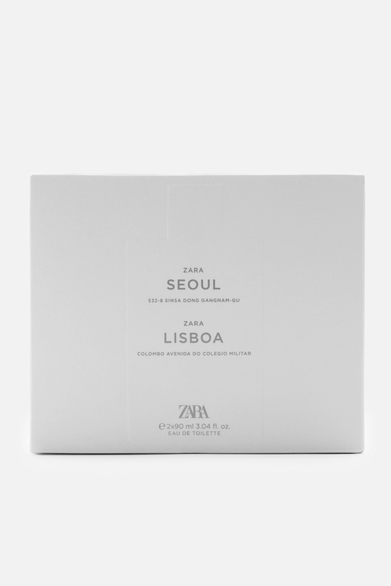 Набор парфюмерной воды 90 мл x 2 ZARA MAN SEOUL + ZARA MAN LISBOA