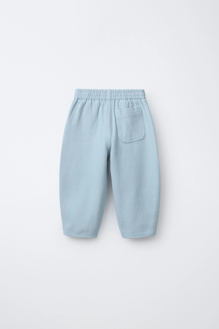 Шаровидные брюки из вафельной ткани