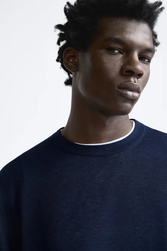 СВИТЕР ИЗ ХЛОПКА И ШЕЛКА