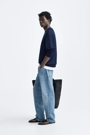 Свитер из хлопка и шелка