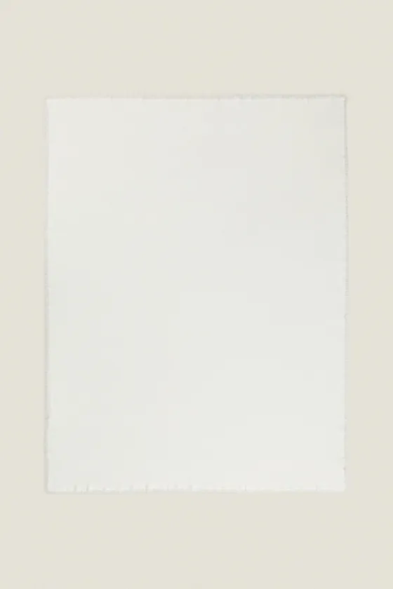 Плед из льна и хлопка