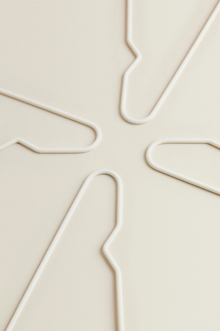 Набор резиновых детских вешалок (набор из 6 штук)