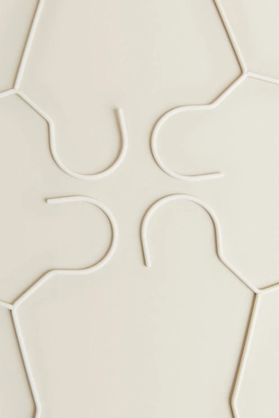 Прорезиненная детская вешалка (упаковка из 6 штук)