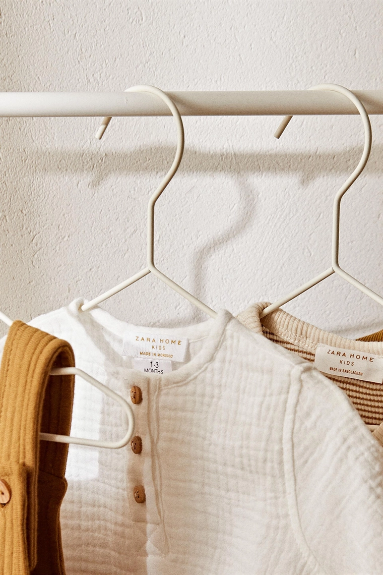 Набор резиновых детских вешалок (набор из 6 штук)