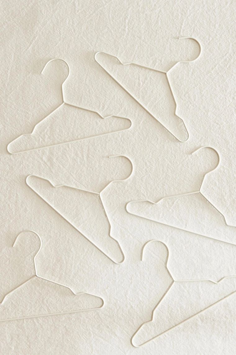 Набор резиновых детских вешалок (набор из 6 штук)