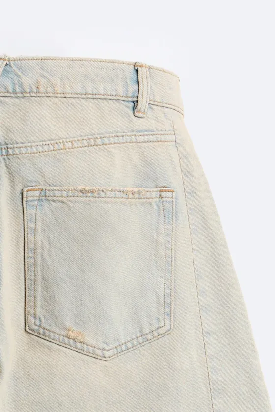 КРАШЕНЫЕ ДЖИНСЫ-БАНАНЫ