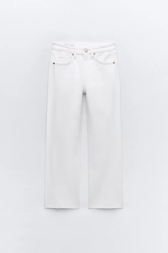 ДЖИНСЫ TRF CROPPED FLARE С ВЫСОКОЙ ПОСАДКОЙ