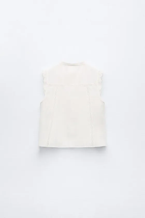 ТОП С ВЫШИВКОЙ И ЗАВЯЗКАМИ