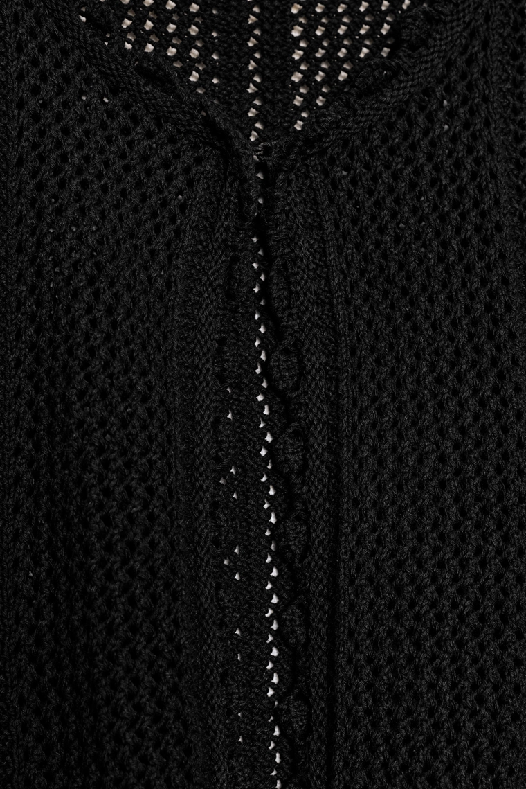 Кардиган с вязаным узором