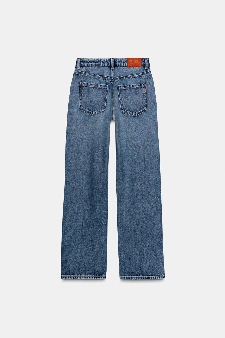 Джинсы z.03 прямого кроя с высокой посадкой макси