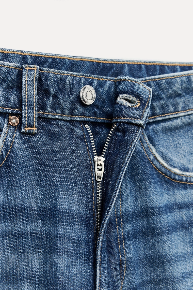 Джинсы z.03 прямого кроя с высокой посадкой макси