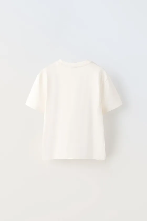 ФУТБОЛКА ИЗ ТКАНИ С ПРИНТОМ