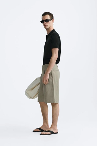 Трикотажное поло из хлопка и шелка- Заказать в России