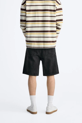 Шорты STRAIGHT FIT DENIM- Заказать в России