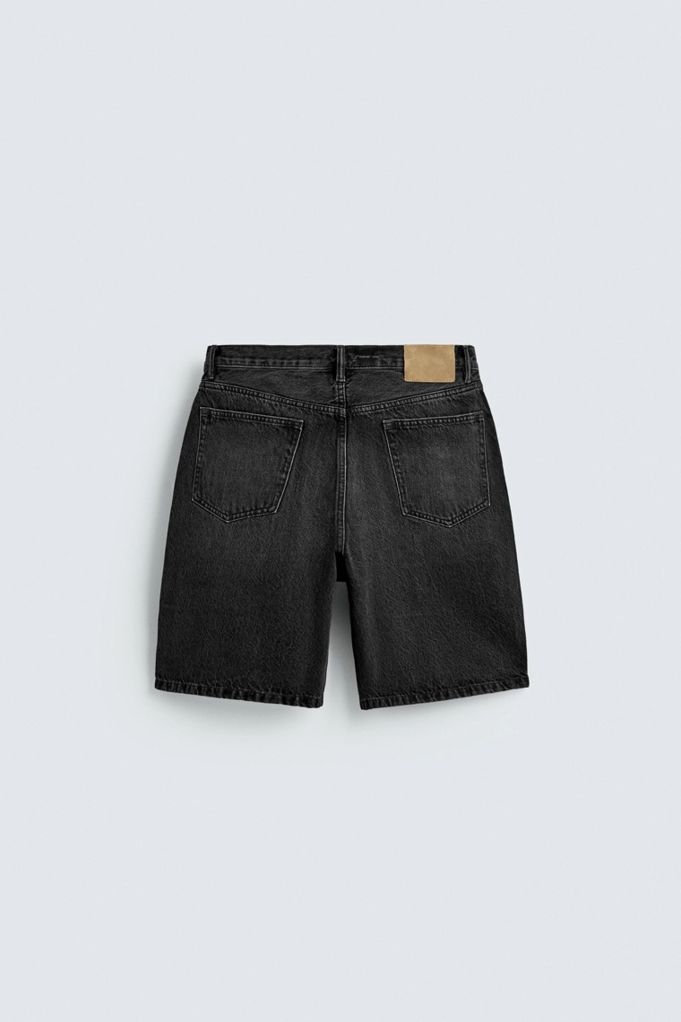 Джинсовые бермуды со стрейчем