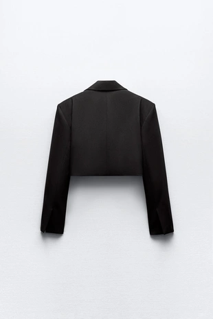 Укороченный блейзер оверсайз- Заказать в России