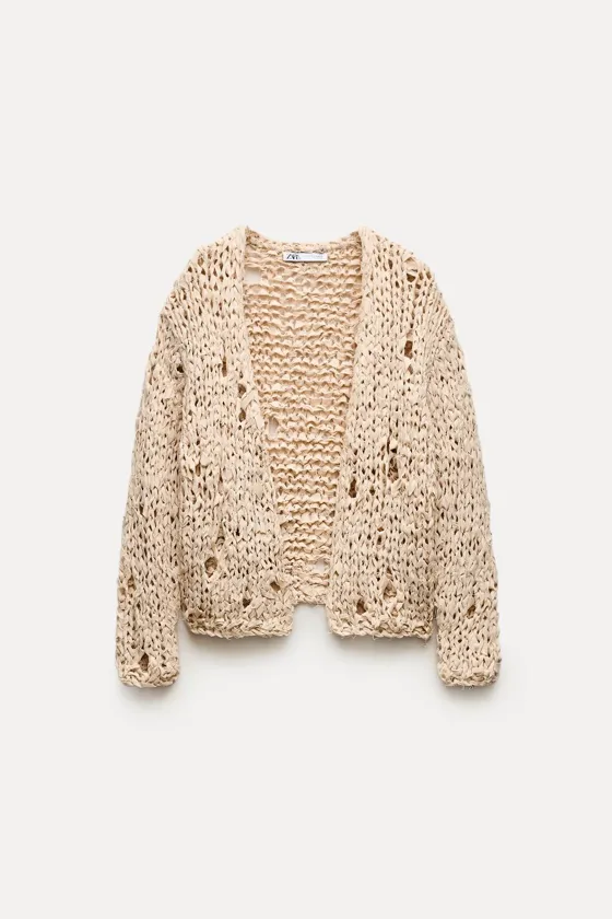 КАРДИГАН АЖУРНОЙ ВЯЗКИ