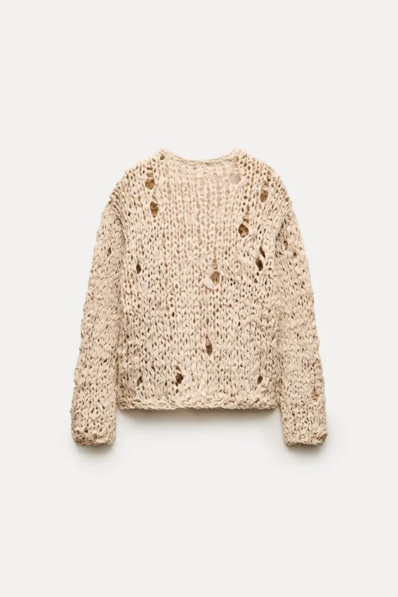 КАРДИГАН АЖУРНОЙ ВЯЗКИ