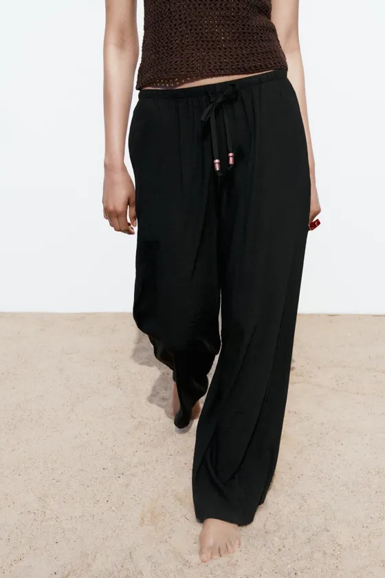 БРЮКИ LONG LENGTH С ШИРОКИМИ ШТАНИНАМИ