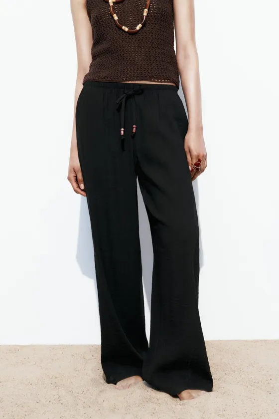 БРЮКИ LONG LENGTH С ШИРОКИМИ ШТАНИНАМИ