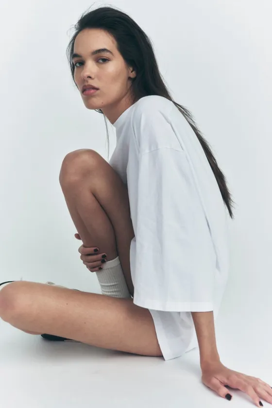 ФУТБОЛКА ОВЕРСАЙЗ ИЗ ХЛОПКА