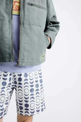 Плавки с геометрическим принтом- Заказать в России