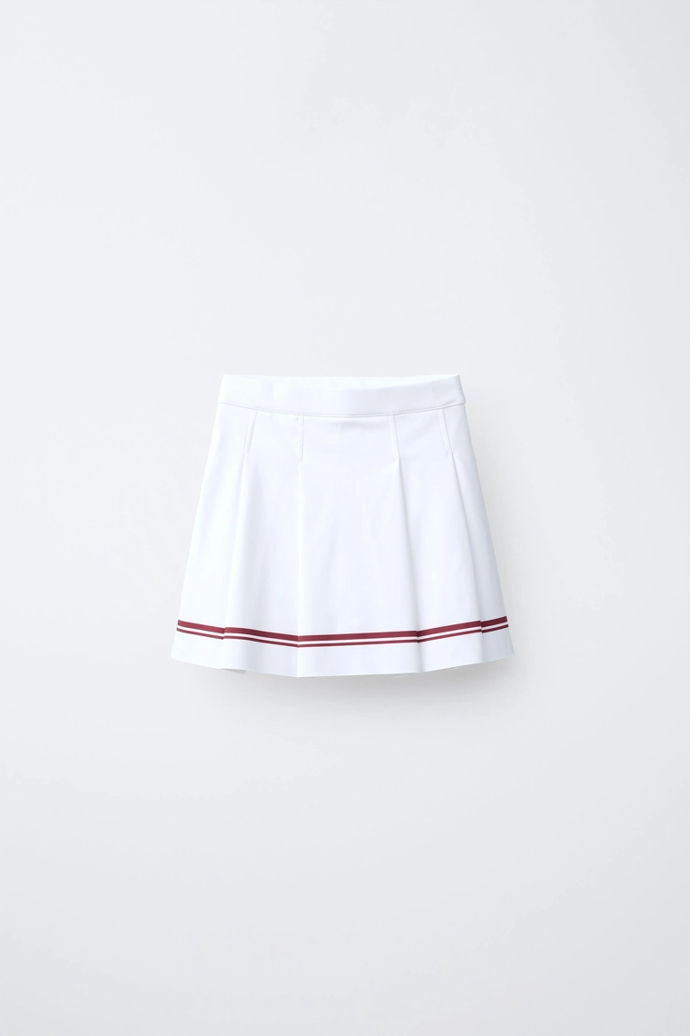 Спортивная полосатая юбка