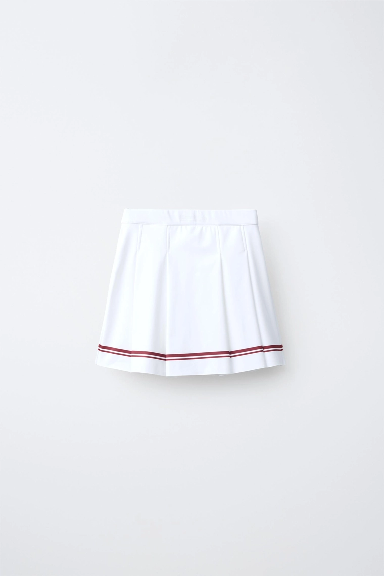 Спортивная полосатая юбка