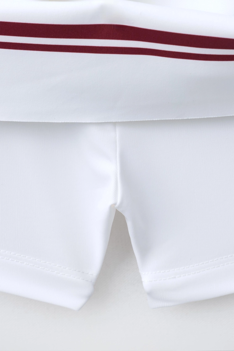 Спортивная полосатая юбка