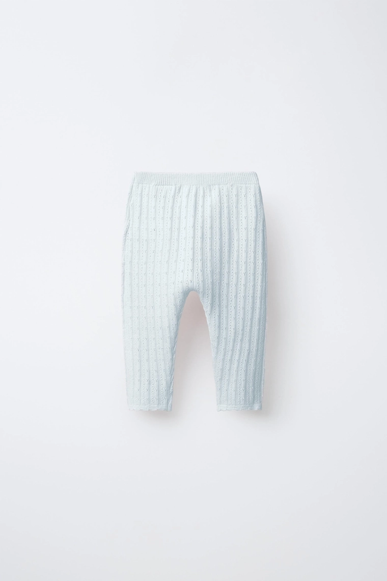 Трусы ребристые с прорезным узором