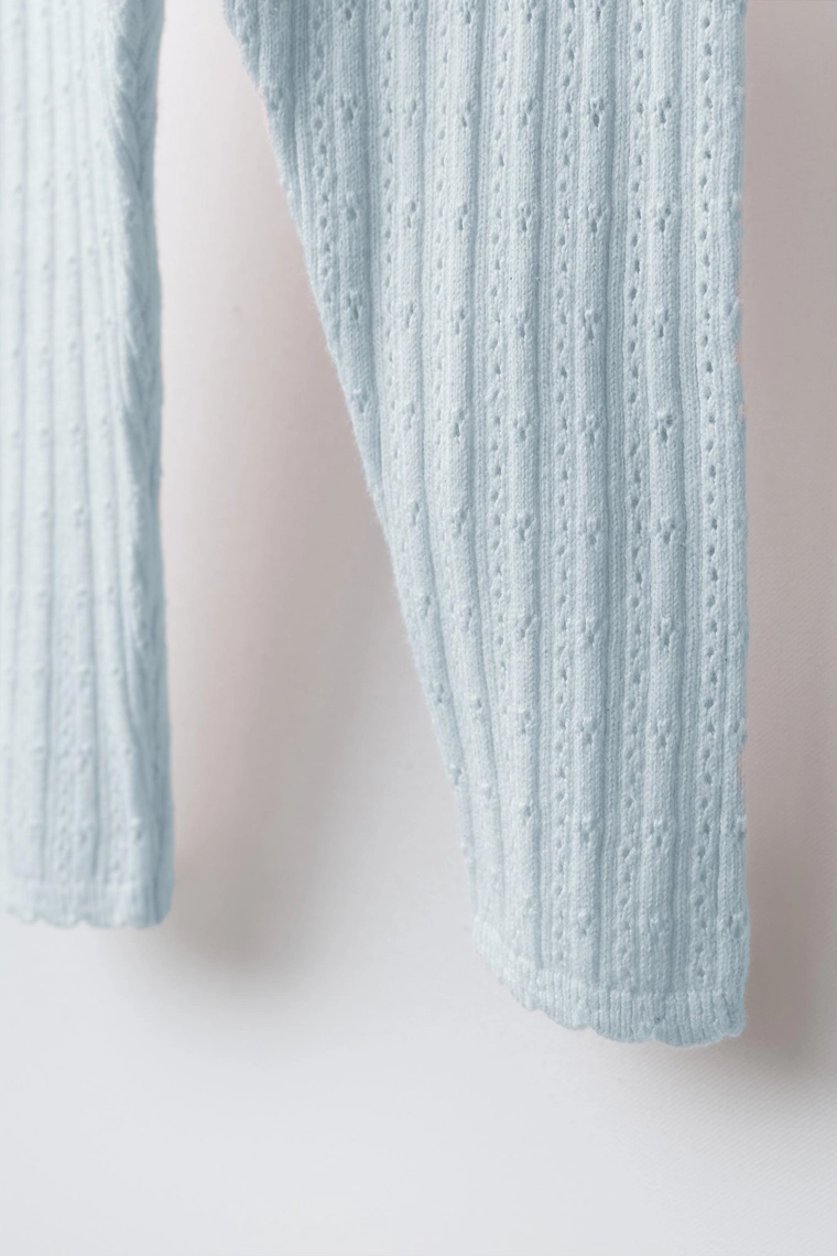 Трусы ребристые с прорезным узором