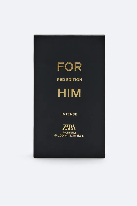 ПАРФЮМИРОВАННАЯ ВОДА ZARA FOR HIM RED EDITION INTENSE, 100 мл