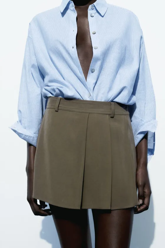 ЮБКА-ШОРТЫ В СКЛАДКУ