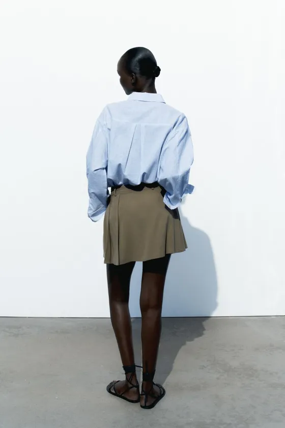 ЮБКА-ШОРТЫ В СКЛАДКУ