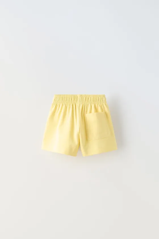 ШОРТЫ ИЗ МЯГКОЙ ТКАНИ С ВЫШИВКОЙ