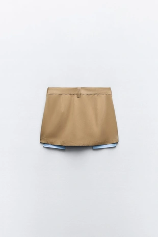 Мини-юбка с карманами- Заказать в России