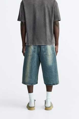 Джинсовые шорты BAGGY-FIT- Заказать в России