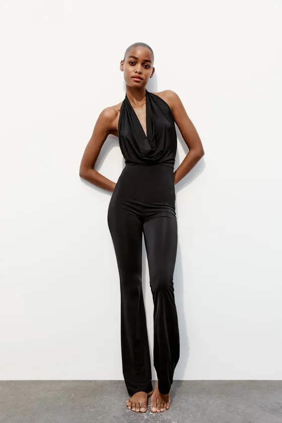 КОМБИНЕЗОН клёшD ИЗ ПОЛИАМИДА