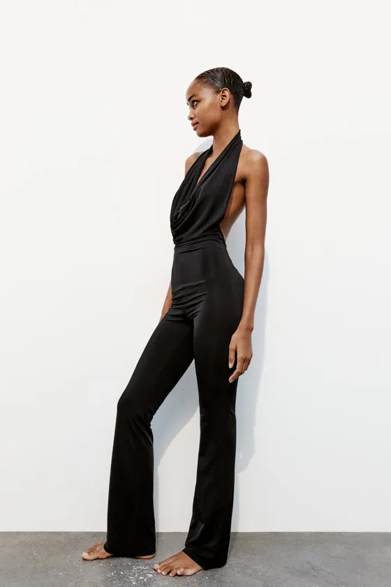 КОМБИНЕЗОН клёшD ИЗ ПОЛИАМИДА