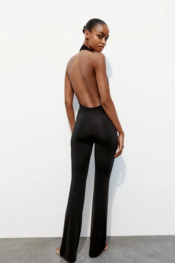 КОМБИНЕЗОН клёшD ИЗ ПОЛИАМИДА